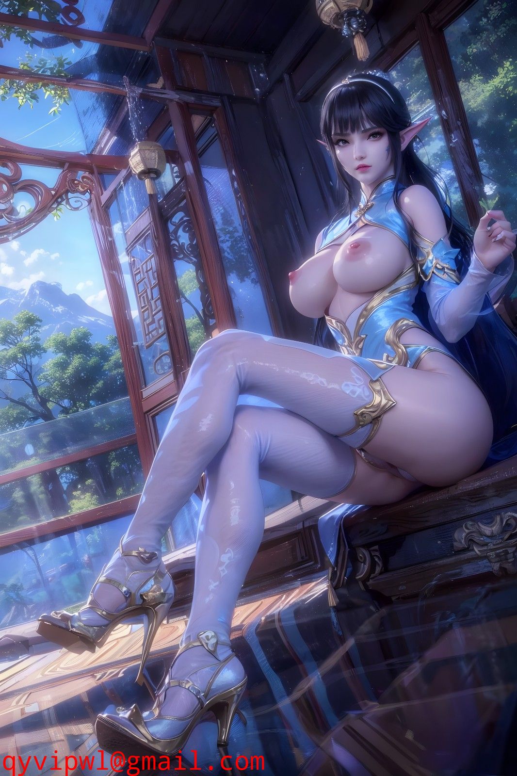 斗破苍穹-凤清儿国产动漫去衣同人图B2【8P】