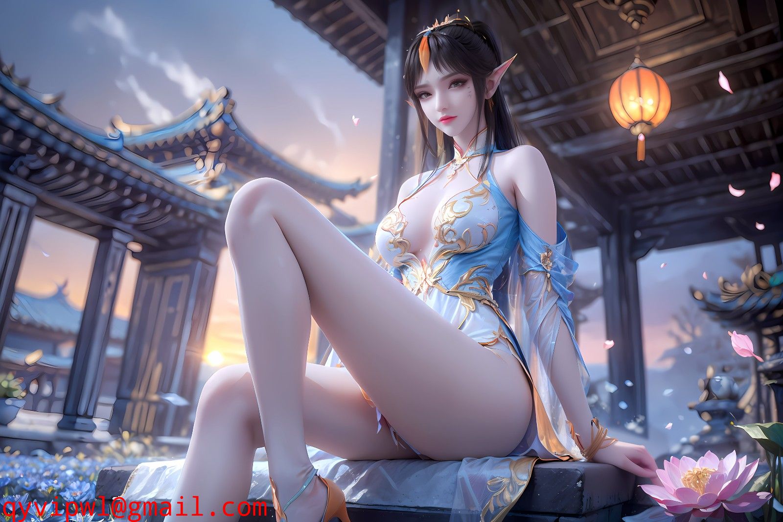 斗破苍穹-凤清儿国产动漫去衣同人图D5【8P】