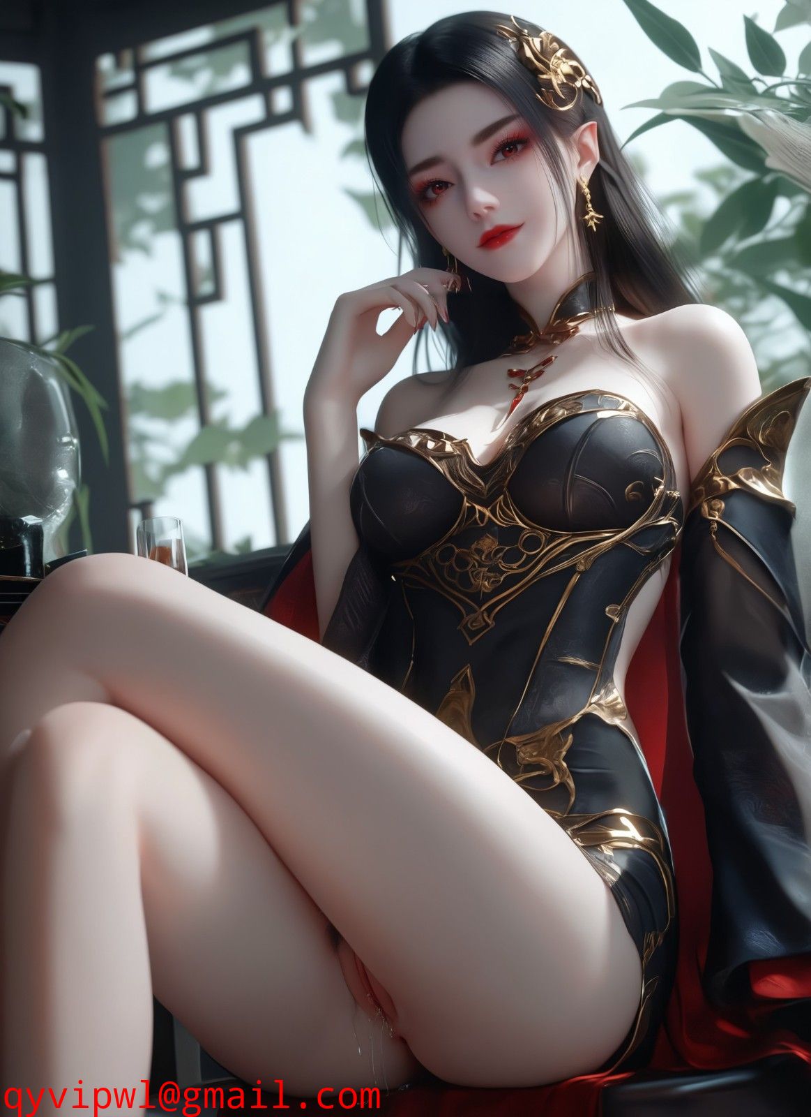 斗破苍穹-美杜莎国产动漫去衣同人图K7【6P】
