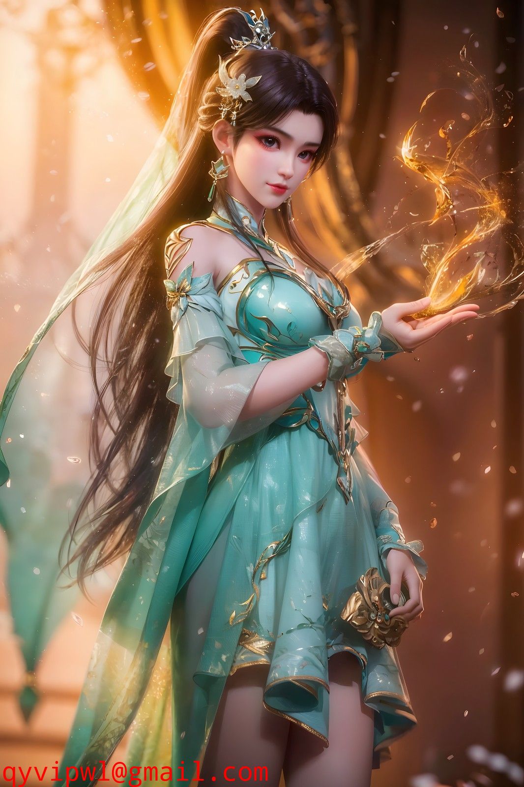 斗破苍穹-萧熏儿国产动漫去衣同人图H5【8P】